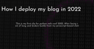 thumbnail for how-i-deploy-2021-hashnode_250x131.png