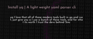 thumbnail for install-yq-dev.png