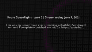 thumbnail for kedro-spaceflights-stream2-og.png