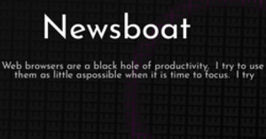 thumbnail for newsboat-hashnode_250x131.png