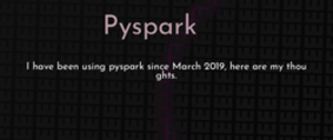 thumbnail for pyspark-dev_250x105.png