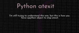 thumbnail for python-atexit-dev_250x105.png