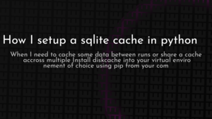 thumbnail for python-diskcache.png