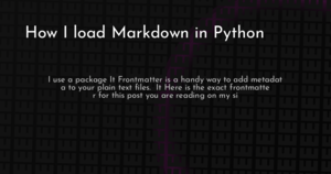 thumbnail for python-frontmatter-hashnode.png