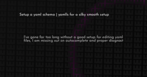 thumbnail for setup-yamlls-hashnode.png