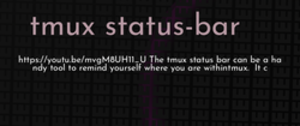 thumbnail for tmux-status-bar-dev_250x105.png