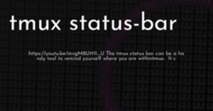 thumbnail for tmux-status-bar-hashnode_250x131.png
